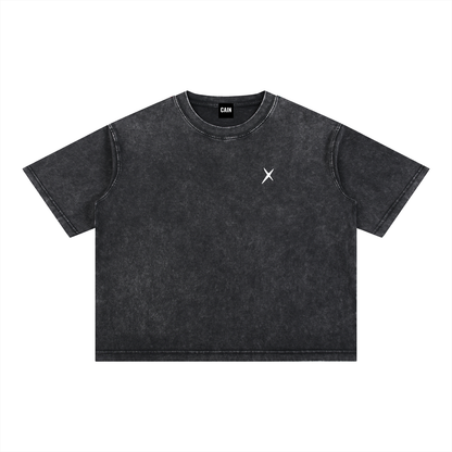 Mineral Wash Boxy Cotton T-Shirt