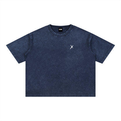 Mineral Wash Boxy Cotton T-Shirt