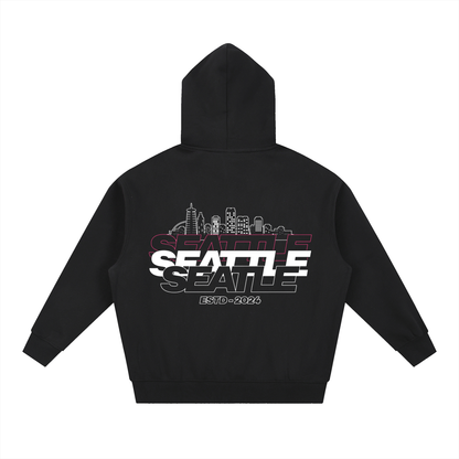 Essential Oversized Boxy Fit Fleece Hoodie