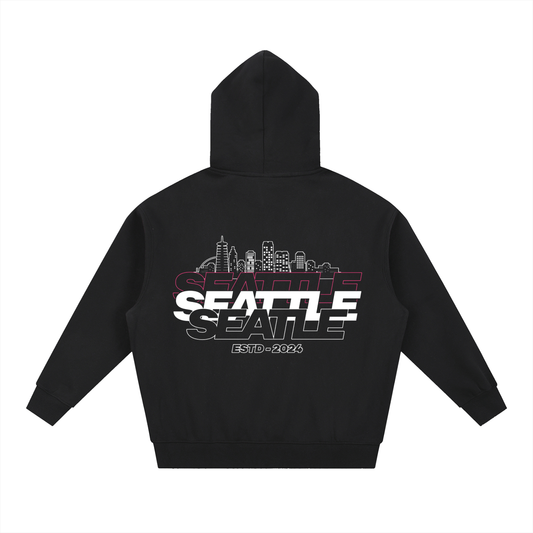 Essential Oversized Boxy Fit Fleece Hoodie